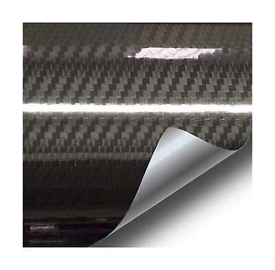 #ad VVIVID Epoxy High Gloss Black Carbon Vinyl Automotive Wrap Film DIY Interior ... $142.99
