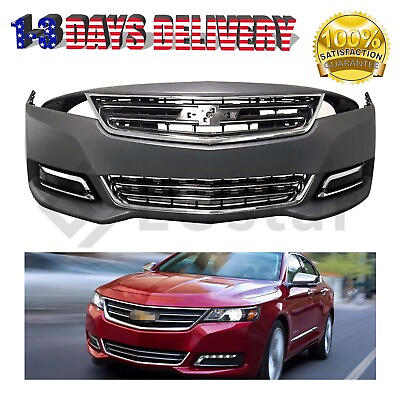 #ad New Complete Front Bumper Grille Set W Fog Lamp Fits 2014 2020 Chevrolet Impala $468.99