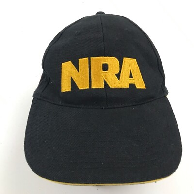 #ad #ad NRA Hat Cap Strapback Black Embroidered Adjustable National Rifle Association OS $3.75