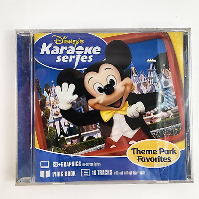 #ad Disney#x27;s Karaoke Series: Theme Park Favorites Disney#x27;s Karaoke Series SEALED $13.59