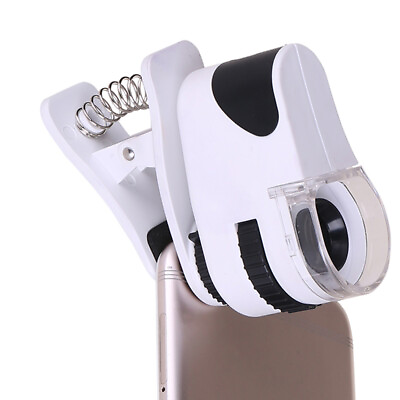 #ad 1Pcs 50X Zoom Microscope Clip Magnifier Camera LED Micro Lens Mobile USB Charge C $11.79