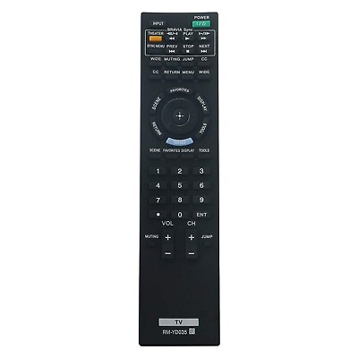 #ad RM YD035 Replace Remote Control fit for Sony Bravia TV KDL 32BX300 KDL 46EX400 $7.97