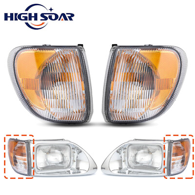 #ad For International 9200 9400 Corner Turn Signal Lights Left and Right Side Pair $49.81