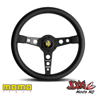 #ad GENUINE MOMO Prototipo 6C Steering Wheel Black Carbon 350mm AU $659.00