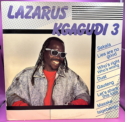 #ad quot;Lazarus Kgagudi 3quot; LP 1989 Tusk Music ‎– TUS 8009 Reggae Electronic $28.95