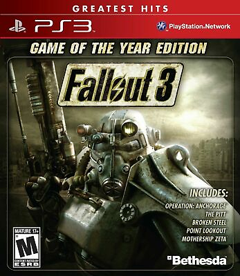 #ad Fallout 3 Game of the Year Edition Playstation 3 PS3 Bethesda Brand New $21.97