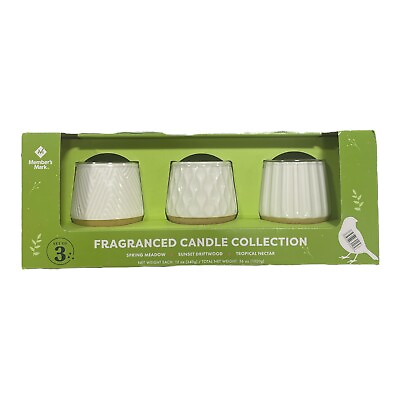 #ad Member#x27;s Mark Unique Scented Soy Wax Candle Collection 3 Pack $23.99
