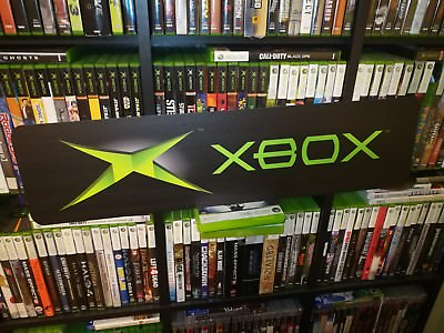#ad Xbox Display Microsoft Xbox Aluminum Sign Xbox Original 6quot;x24quot;. $22.99