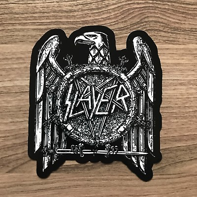 Slayer 4quot; Tall Black amp; White Vinyl Sticker BOGO $5.99