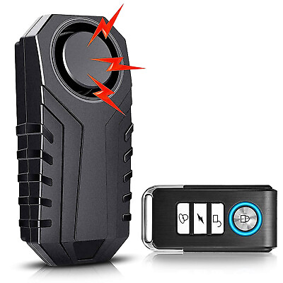 #ad Bike Bicycle Wireless Loud Alarm Siren Security System Anti Theft Remote Control $16.09