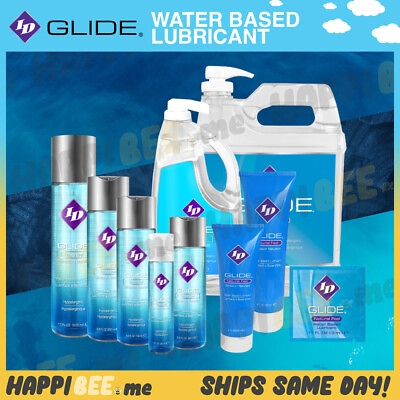 #ad ID GLIDE Lubricant🍯Couples Lasting Toy Jelly Water Personal REAL FEEL Sex Lube $69.97
