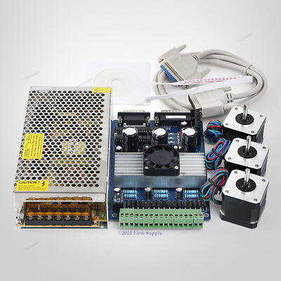 #ad 3 Axis CNC Kit TB6560 HB Nema17 56oz in Motor 12V PSU For DIY Router Plasma $121.67