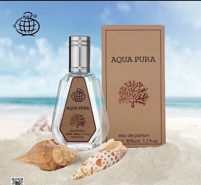 #ad Aqua Pura EDP Perfume By Fragrance World 50 ML Rich Niche Orto UAE Version $22.50