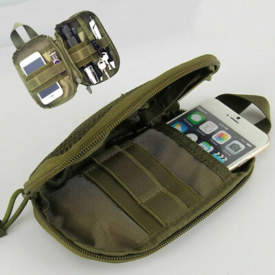 #ad Military Tactical Waist Pack Bag MOLLE Gadget EDC Utility Belt Pouch Tool Pocket $11.56
