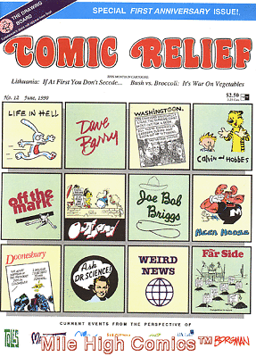 #ad COMIC RELIEF MAGAZINE 1989 Series #12 Very Good $4.12