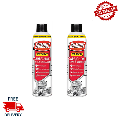 #ad Gumout Carb And Choke Carburetor Cleaner 14 Oz. Engine Parts Spray Pack of 2 $9.99