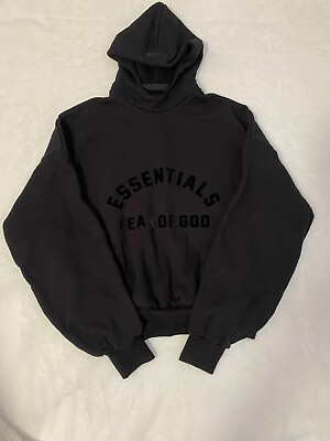#ad #ad essentials hoodie small “Jet black” $100.00