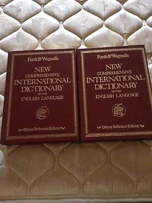 #ad Funk Wagnalls New Comprehensive International Dictionary 2 1982 Deluxe Ref Ed $39.99