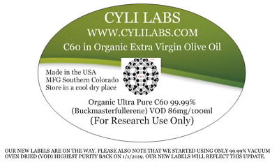 #ad #ad CARBON 60 OLIVE OIL 16oz 99.99% Ultra Pure C60 86mg Mega Antioxidant $106.50