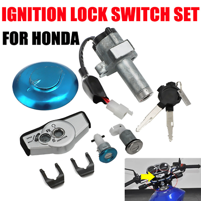 #ad Ignition Fuel Cover Helmet Lock Switch Set For Honda CB125E 2012 2018 GLH125SH $65.99