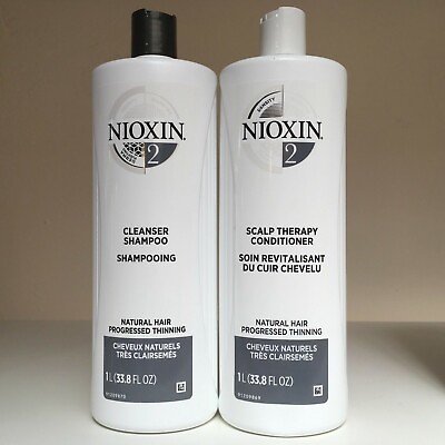 #ad Nioxin System #2 Duo Shampoo and Scalp Therapy Conditioner 33.8 oz $47.99