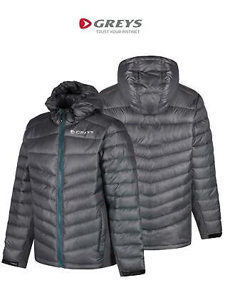 #ad Greys Micro Quilt Jacket**All Sizes**Carbon**Game Coarse Fishing Insulated Coat GBP 109.98