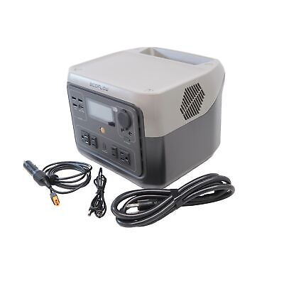 #ad EcoFlow RIVER 2 Max Portable Power Station 512Wh LFP Generator w Cables $179.99