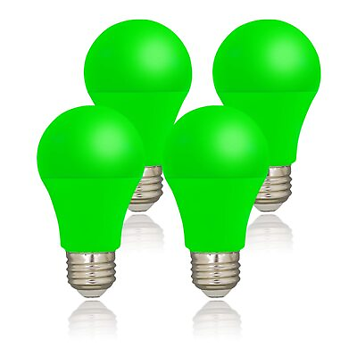 #ad LED Green Color Light Bulb 9W 60W Equivalent Green Color Bulbs A19 Green ... $20.62
