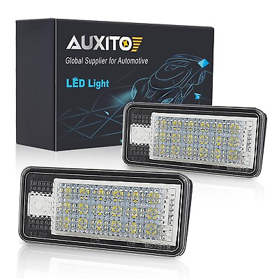 #ad 2X CANBUS LED License Plate Lights Bulbs For Audi A6 A8 Q7 A3 A4 B6 B7 $11.99