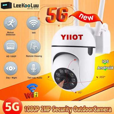 #ad Yi Lot App HD 1080P Wireless Wifi 5G Home Security IP Camera Smart Night Vision $17.88