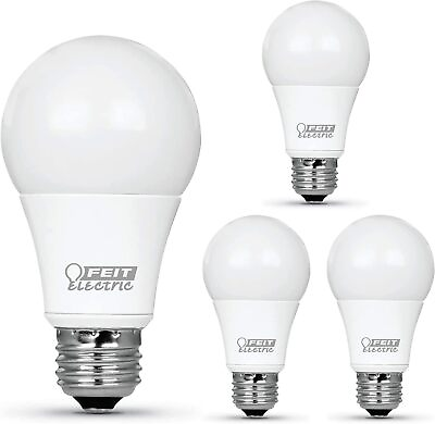 #ad FEIT ELECTRIC OM60DM 930CA 4 60W A19 3K LED Bulb Bright White 3000K 4.5quot;H x $16.09