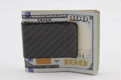 #ad Carbon Fiber Money Clip RFID Blocking Credit Card Holder Protected Cards Genuine $24.99