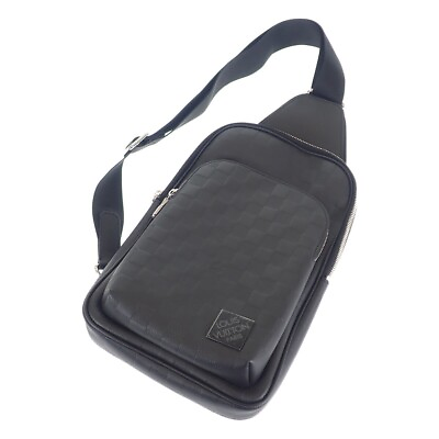 #ad Louis Vuitton Avenue Sling Bag Body Bag Damier Infini Leather Black Men#x27;s TGIS $2541.15