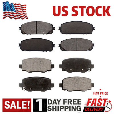 #ad Front Rear Ceramic Brake Pads Kit For Jeep Cherokee $37.06