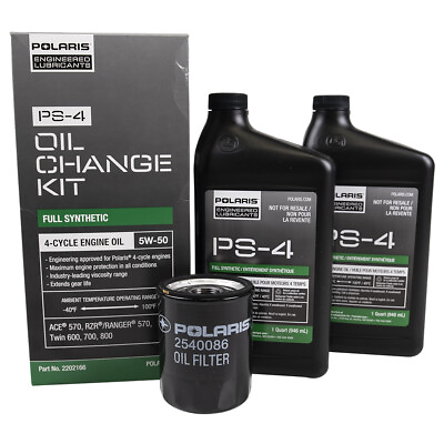 #ad Polaris 2202166 Oil Change Kit for 9 2014 S LE EPS EFI RZR 800 200 $45.99