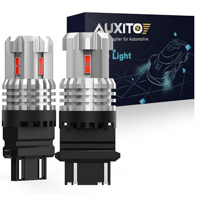 #ad AUXITO 3157 3156 RED LED Brake Tail Stop Light Bulbs for Ford F 150 2012 13 12K $12.34