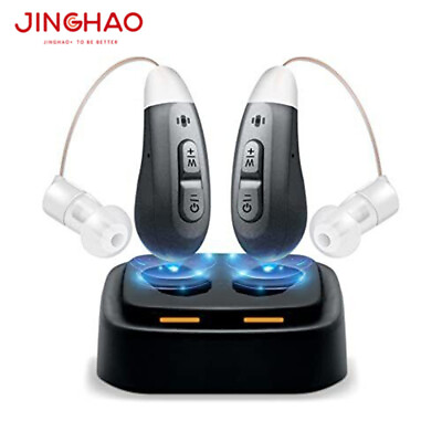 #ad JINGHAO Rechargeable BTE Hearing Aids Ear Noise Canceling Sound Amplifier US $50.11