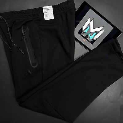 #ad Nike Sportswear Tech Fleece Pants Black DQ4312 010 Men’s Sizes Open Hem $85.00