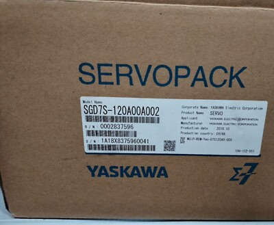#ad 1PC New Yaskawa Servo Motor SGD7S 120A00A002 SGD7S120A00A002 $525.00