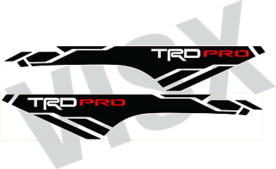 #ad #ad X2 TRD PRO off road vinyl decals for 2013 2019 Toyota Tacoma bed side $50.00