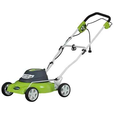 Greenworks 18 inch Corded Electric Walk Behind Push Lawn Mower 25012 12 Amp $92.00