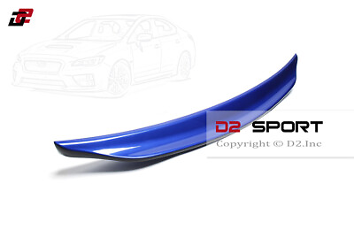 #ad Painted WR Blue Duckbill Trunk Spoiler Carbon Strip for 15 20 Subaru Impreza WRX $207.00
