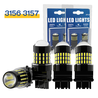 #ad 3157 3156 LED Brake Tail Light Bulbs For Ford F 150 F 250 F 350 Super Duty 6000K $29.99