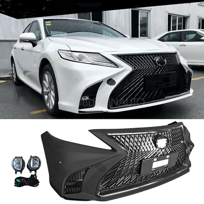#ad Fits for 18 22 Toyota Camry SE LE XLE Lexus LS Style Front Bumper Kit w Grille $489.89