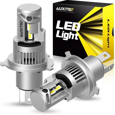 #ad AUXITO H4 9003 LED Headlight Bulbs Kit High Low Beam 24000LM Super White NEW $46.99