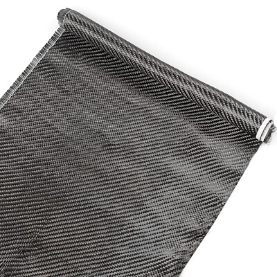 #ad 12quot; x 5FT Twill Weave Black Carbon Fiber Fabric Cloth Resin 3K 9oz 12quot; x 59quot; $19.19