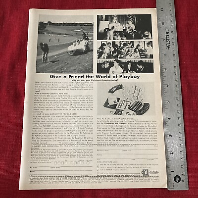 #ad World Of Playboy Merchandise 1970 Print Ad Great To Frame $6.95