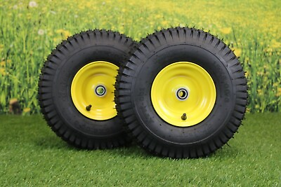 Set of 2 15x6.00 6 Tires amp; Wheels 4 Ply for Lawn amp; Garden Mower Turf Tires $84.95