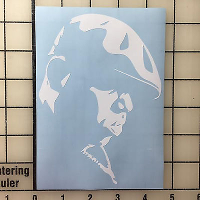 NOTORIOUS BIG Biggie Smalls 6quot; Tall WHITE Vinyl Decal Sticker Free Shipping $5.99