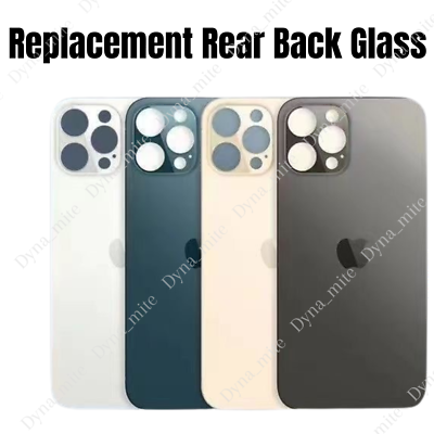 #ad Back Glass Replacement Cover For iPhone 15 14 13 12 11 Pro Max XR XS 8 Big Hole $8.11